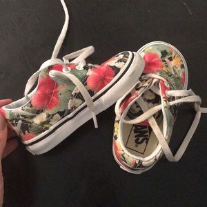 Floral Toddler Vans